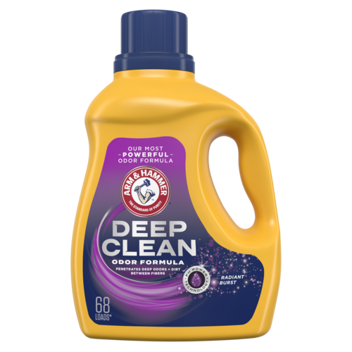 ARM & HAMMER Deep Clean Odor Formula, Liquid Laundry Detergent, 102 Fl oz, 68 Loads ARM & HAMMER Deep Clean Odor Formula, Liquid Laundry Detergent, 102 Fl oz, 68 Loads