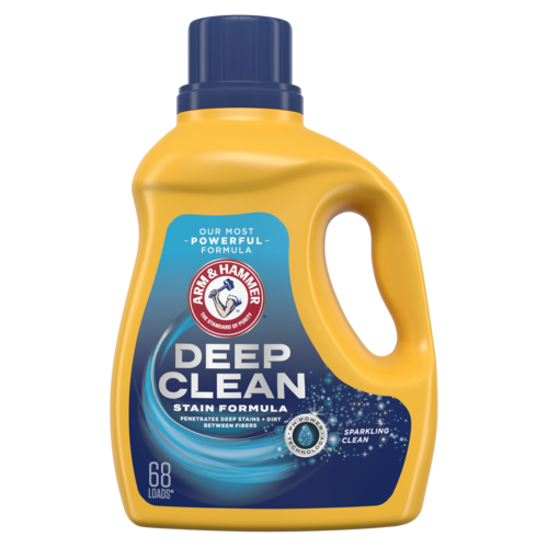 ARM & HAMMER Deep Clean Stain Formula, Liquid Laundry Detergent, 102 Fl oz, 68 Loads ARM & HAMMER Deep Clean Stain Formula, Liquid Laundry Detergent, 102 Fl oz, 68 Loads