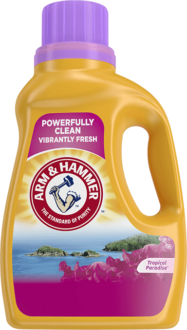 ARM & HAMMER Tropical Paradise, detergente líquido para ropa de alta eficiencia, fórmula concentrada ARM & HAMMER Tropical Paradise, detergente líquido para ropa de alta eficiencia, fórmula concentrada