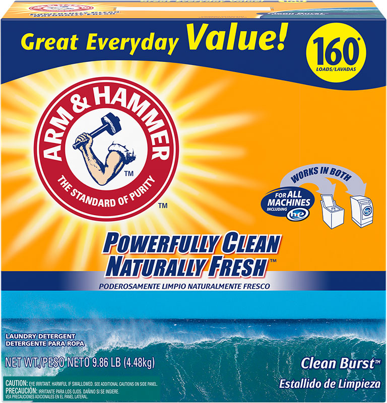 Detergente en polvo para lavar ropa, Clean Burst Detergente en polvo para lavar ropa, Clean Burst