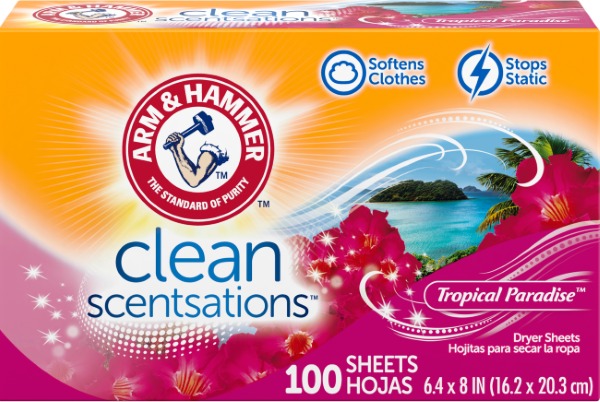 Clean Scentsations™ Dryer Sheets, Tropical Paradise Clean Scentsations™ Dryer Sheets, Tropical Paradise