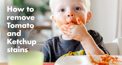 How to remove shop tomato stains