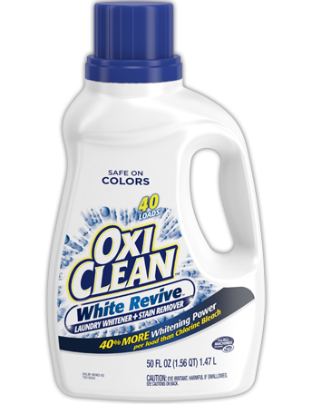 White Revive Laundry Whitener Stain Remover Liquid Oxiclean