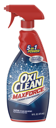 Heavy Duty Stain Remover Laundry Spray Oxiclean Max Force