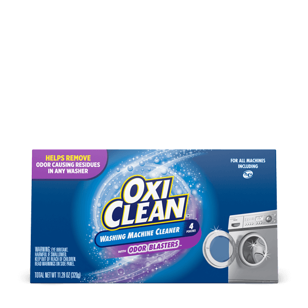 OxiClean Washing Machine Cleaner with Odor Blasters, 4 Count