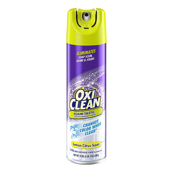 OxiClean™ Foam-Tastic™ Lemon Citrus Scent foam product.