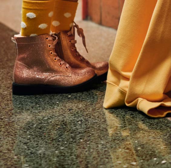 How to sanitize a floor.