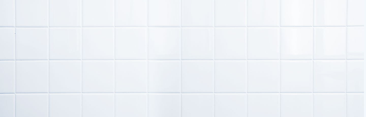 Clean white tile background.